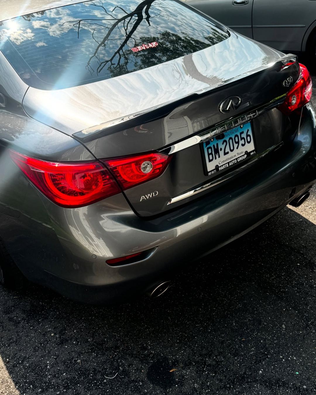 Infiniti Q50, carbon rear end, photo 1 of 8
