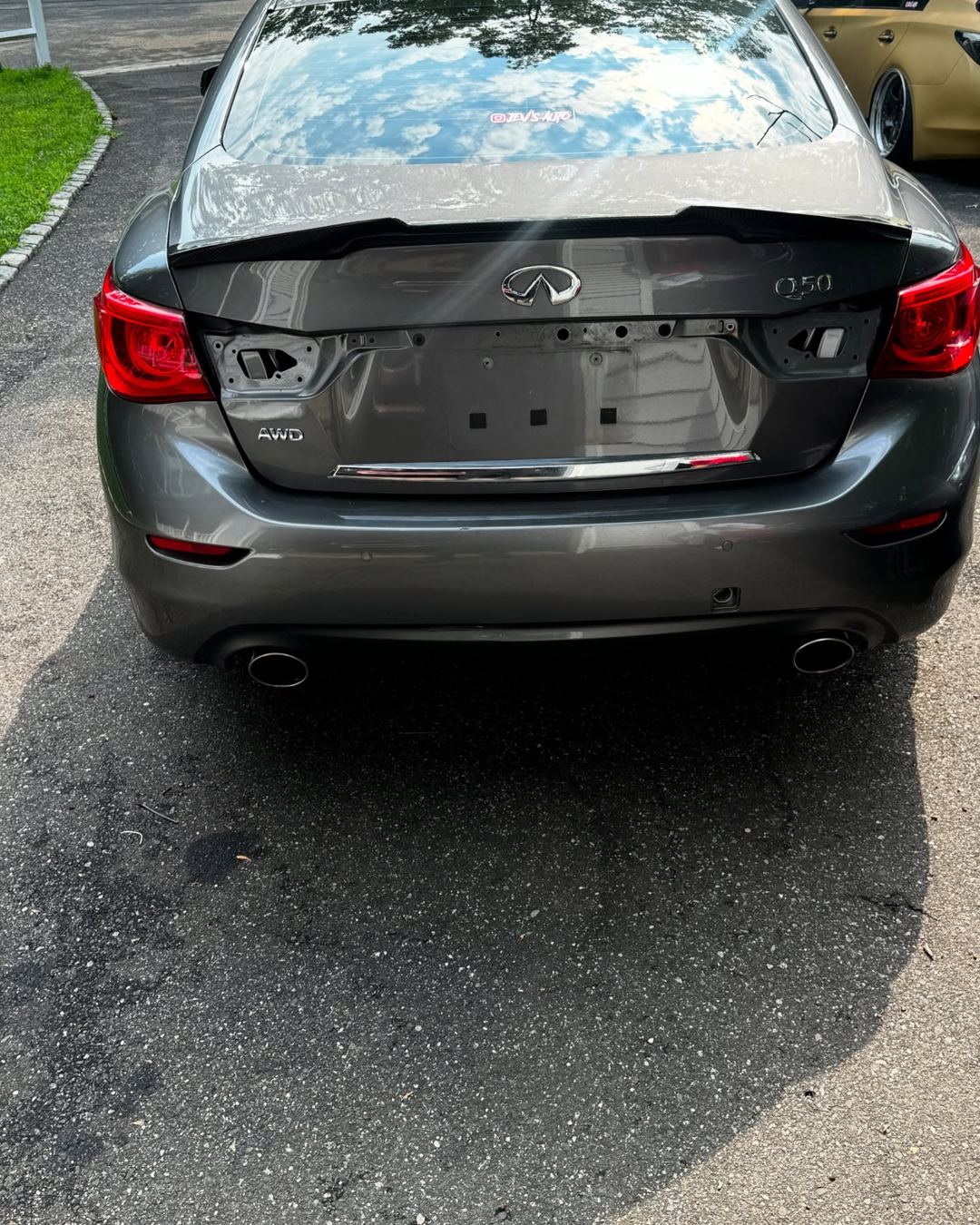 Infiniti Q50, carbon rear end, photo 3 of 8