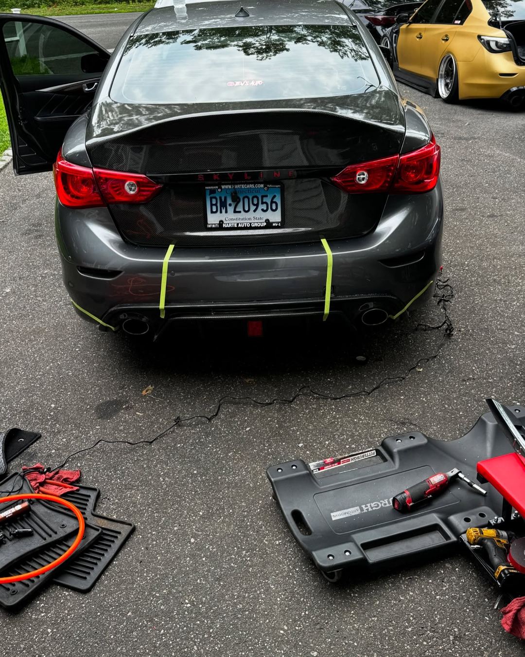 Infiniti Q50, carbon rear end, photo 7 of 8
