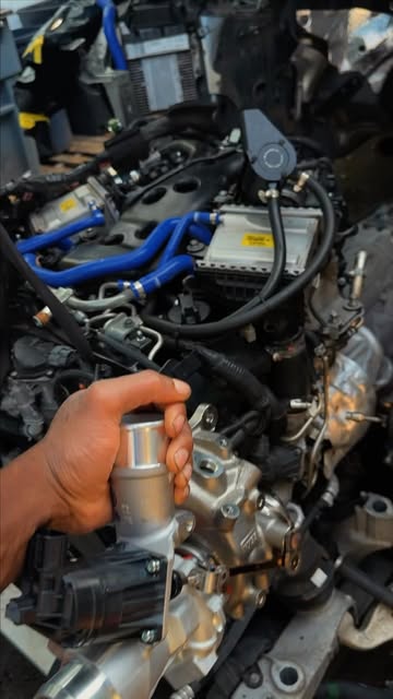 Turbo work on a 2020 Infiniti Q50 Red Sport